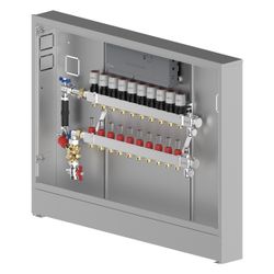 Danfoss Verteilerstation UnoFloor Control 10L, 10 Heizkreise, links, mit AB-PM-Set un... DANFOSS-088X3650 5715162820858 (Abb. 1)