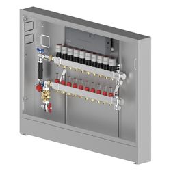 Danfoss Verteilerstation UnoFloor Control 10L, 10 Heizkreise, links, mit AB-PM-Set un... DANFOSS-088X3650 5715162820858 (Abb. 1)