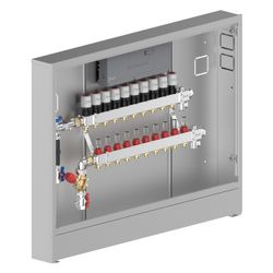 Danfoss Verteilerstation UnoFloor Control 10L, 10 Heizkreise, links, mit AB-PM-Set un... DANFOSS-088X3650 5715162820858 (Abb. 1)