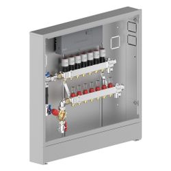 Danfoss Verteilerstation UnoFloor Control 7L, 7 Heizkreise, links, mit AB-PM-Set und ... DANFOSS-088X3647 5715162804278 (Abb. 1)