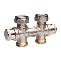 Danfoss dynamischer Hahnblock RLV-KDV, für Ventil-Heizkörper, G 3/4", Durchgangsausfü... DANFOSS-013G7873 5702425155369 (Abb. 1)
