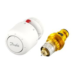 Danfoss Ventileinsatz-Set RAV 10/15/20 mit Aero Thermostatkopf, 015G5204... DANFOSS-015G5204 5702424625481 (Abb. 1)