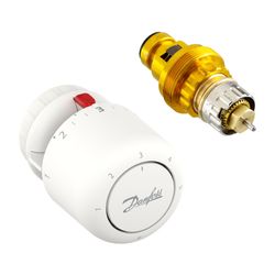Danfoss Ventileinsatz-Set RAV 10/15/20 mit Aero Thermostatkopf, 015G5204... DANFOSS-015G5204 5702424625481 (Abb. 1)