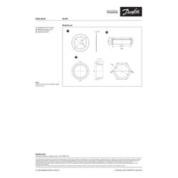 Danfoss Anschweißenden Set 2,5, 079U0787... DANFOSS-079U0787 5702425203886 (Abb. 1)