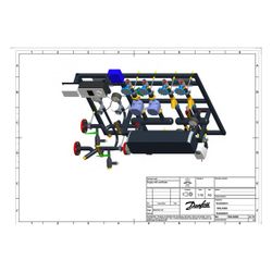 Danfoss Fernwärmestation DSE1 MIDI, 20kW, PN 25, wandhängend, Anschluss links, 165L50... DANFOSS-165L5069 5715162937785 (Abb. 1)
