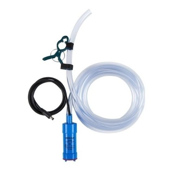 Der Blaue Pumpe 10 L/Min, 0,5 Bar bis 60 °C mit Schlauch und Halteclip