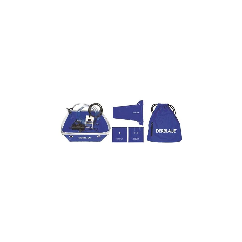 Der Blaue Komplett-Set inkl. Profi-Wanne, Pumpe, Netzteil, Akku, Rutsche, Rosetten, Sch... DERBLAUE-13014 0096772878688 (Abb. 1)