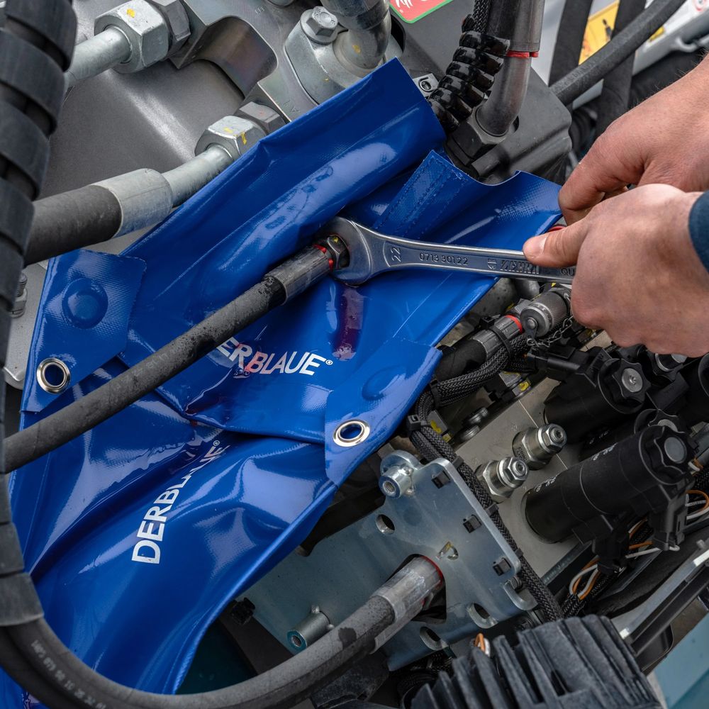 Der Blaue Einfachrosette für ein Rohr 22 mm, Flexibler Spritzschutz mit Biegemetallelem... DERBLAUE-12004 0096772877834 (Abb. 6)
