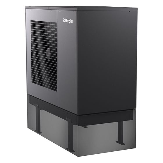 Glen Dimplex Bodenkonsole BKV 2030, mit Verkleidung für Luft-Wasser-Wärmepumpe LA 2030CP, Stahl feuerverzinkt