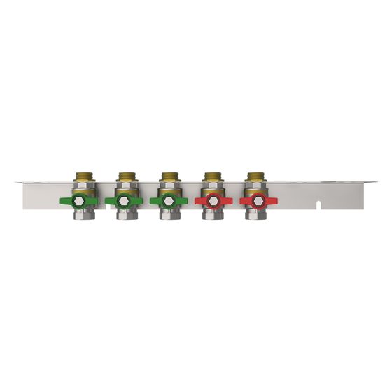 Glen Dimplex Kugelhahnschiene 2-Leiter KHS 5HY, DN 20 G 3/4
