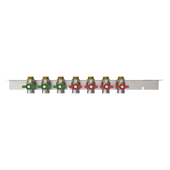 Glen Dimplex Kugelhahnschiene 4-Leiter KHS 7, DN 20 3/4