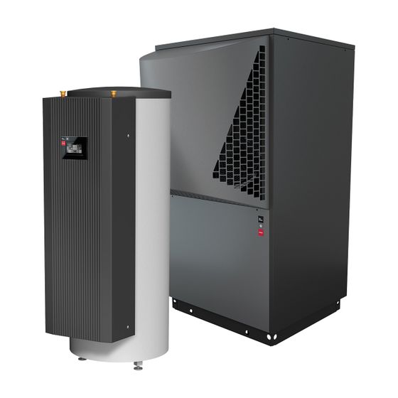 Glen Dimplex Reversibles Heizpaket LA 1118BWC WP, Luft-Wasser-Wärmepumpemit mit Hydro-Tower HWK 332, 10,6kW bei A-7/W35, R410a