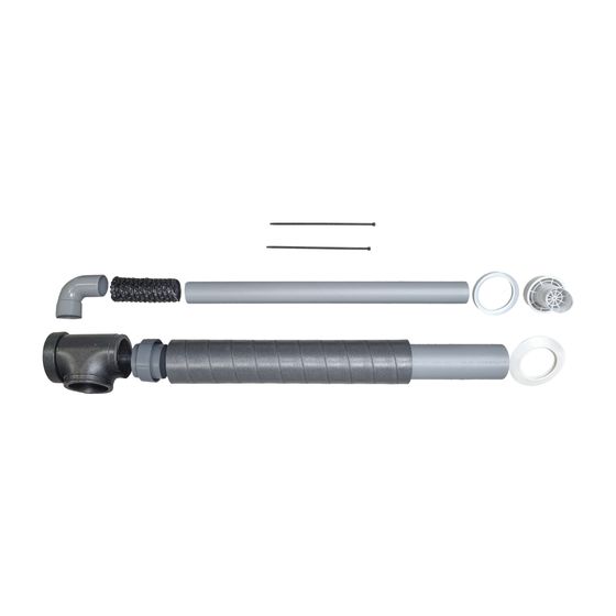 Glen Dimplex Luftanschluss-Set LAS 125, DN 125 für Warmwasser-Wärmepumpe DHW 100PW