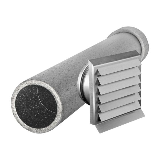 Glen Dimplex Sono-Flex Paket SFP F W, für Fortluft an Außenwand mit Lüftungsgitter