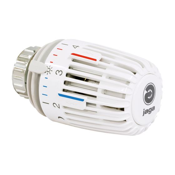 Glen Dimplex Thermostatkopf zum Heizen und still Kühlen für Wärmepumpenheizkörper WPHK, Gewinde M30x1,5mm