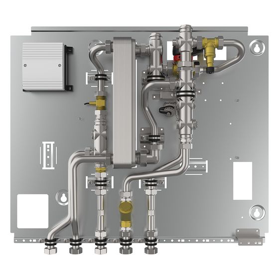 Glen Dimplex Wassererwärmungsstation TWES, bis 25l/min hygienische Trinkwassererwärmung 20-60 Grad C