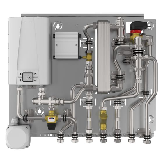 Glen Dimplex Wassererwärmungsstation TWES HY2plus, bis 16l/min hygienische Trinkwassererwärmung 20-60 Grad C
