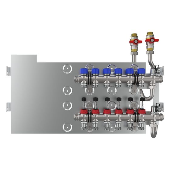 Glen Dimplex Heizkreisverteiler 6-fach VHK TWES6, Erweiterung für TWES HY und HYplus, Edelstahl 1.4301