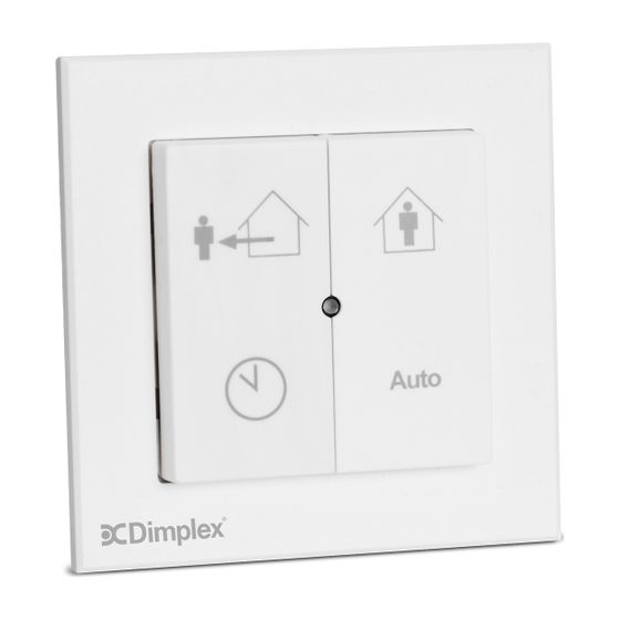 Glen Dimplex Funksteuerung Lüftung ZL-C 3V I, 4-Tasten mit Automatikfunktion für ZL-Lüftungsgeräte Batteriebetrieb, 382920