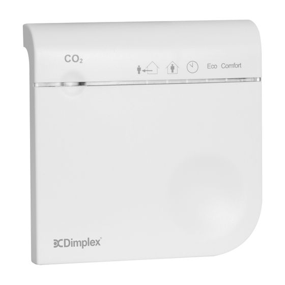 Glen Dimplex Funk-Feuchtesensor ZL HUMID AP, Aufputz Touchfunktion 3V Batteriebetrieb
