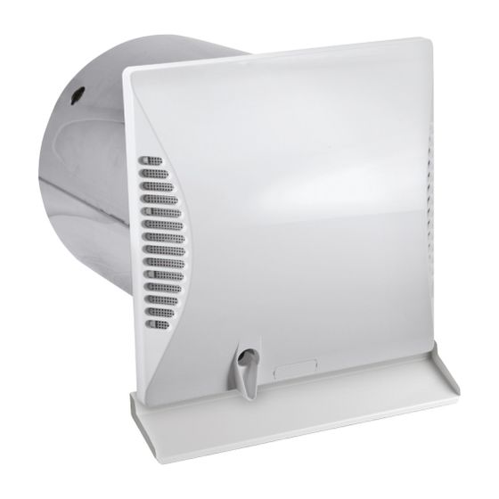 Glen Dimplex Teleskop Wandhülse rund, D 300mm mit Außenwandblende DL 50R, Edelstahl