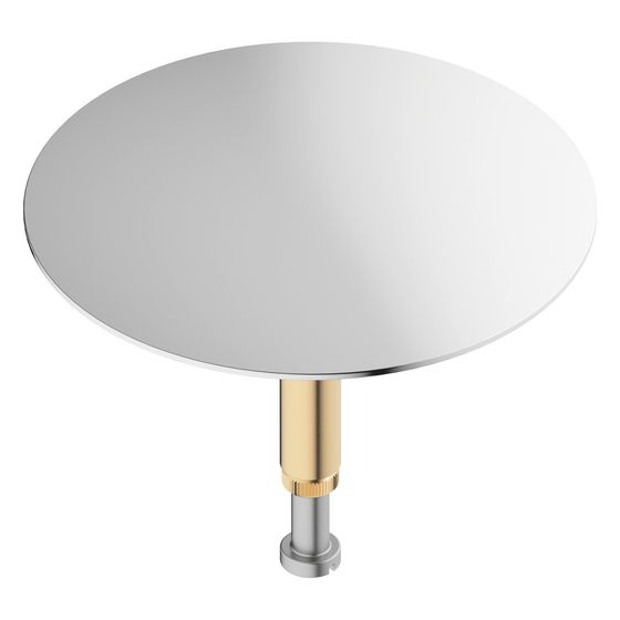 Dornbracht Stopfen für Ab- und Überlaufgarnitur, 100x70x68mm, Chrom, 04312003148-00