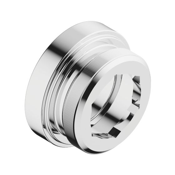 Dornbracht Rastbuchsenaufnahme, 19,5x9,5mm, Chrom, 091212043-00
