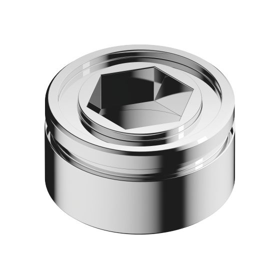 Dornbracht Nippel, 28x15mm, Chrom, 092404041-00
