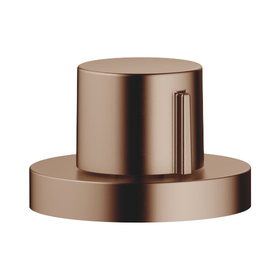 Dornbracht Exzenterbetätigung mit Drehknopf für ein Becken inkl. Adapter für Bowdenzug 10710970, Bronze gebürstet