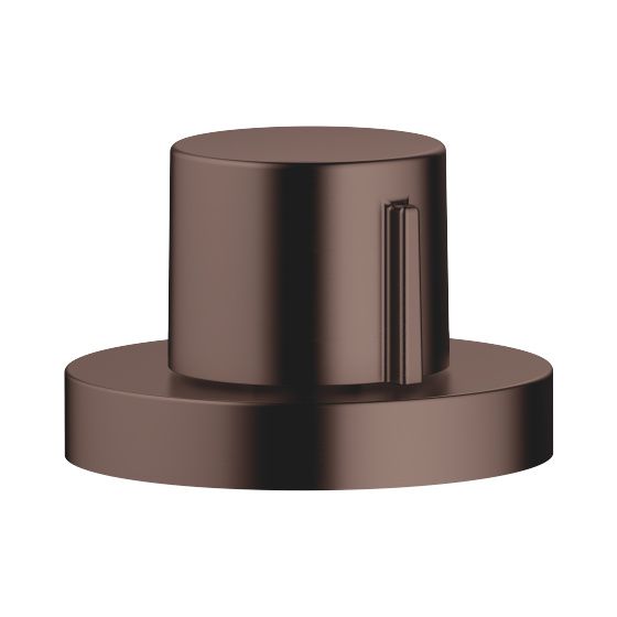 Dornbracht Exzenterbetätigung mit Drehknopf für ein Becken inkl. Adapter für Bowdenzug 10710970, Dark Bronze gebürstet PVD