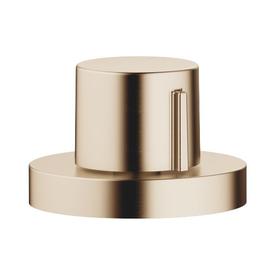 Dornbracht Exzenterbetätigung mit Drehknopf für ein Becken inkl. Adapter für Bowdenzug 10710970, Champagne geb 22kt Gold