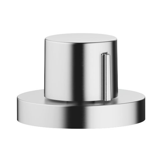 Dornbracht Exzenterbetätigung mit Drehknopf für ein Becken inkl. Adapter für Bowdenzug 10710970, Chrom gebürstet