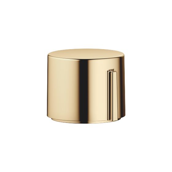 Dornbracht Exzenterbetätigung mit Drehknopf für ein Becken inkl. Adapter für Bowdenzug 10712970, Messing 23kt Gold