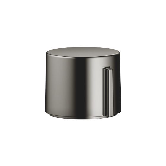 Dornbracht Exzenterbetätigung mit Drehknopf für ein Becken inkl. Adapter für Bowdenzug 10712970, Dark Chrome
