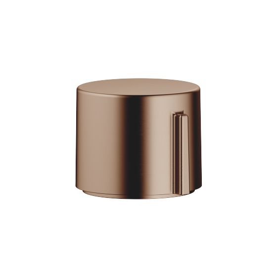 Dornbracht Exzenterbetätigung mit Drehknopf für ein Becken inkl. Adapter für Bowdenzug 10712970, Bronze gebürstet