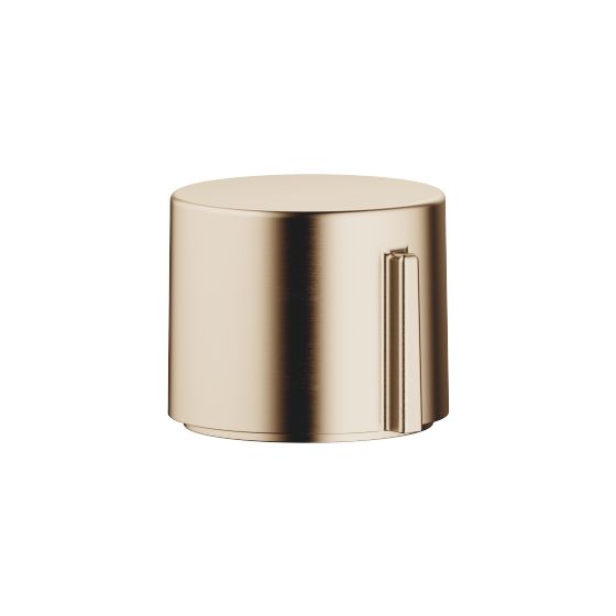Dornbracht Exzenterbetätigung mit Drehknopf für ein Becken inkl. Adapter für Bowdenzug 10712970, Champagne geb 22kt Gold