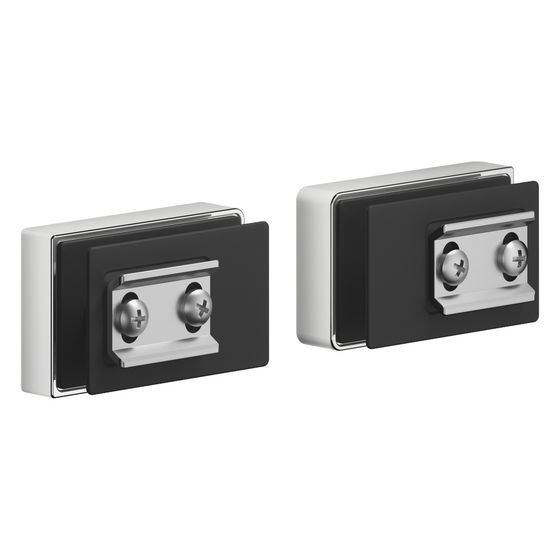 Dornbracht Befestigungssatz, für einseitige Glasmontage mit Blende, Chrom, 11001976-00