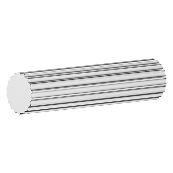 Dornbracht Hebel Tara mit linearer Struktur für Waschtischarmaturen, Chrom gebürstet, 11171882-93