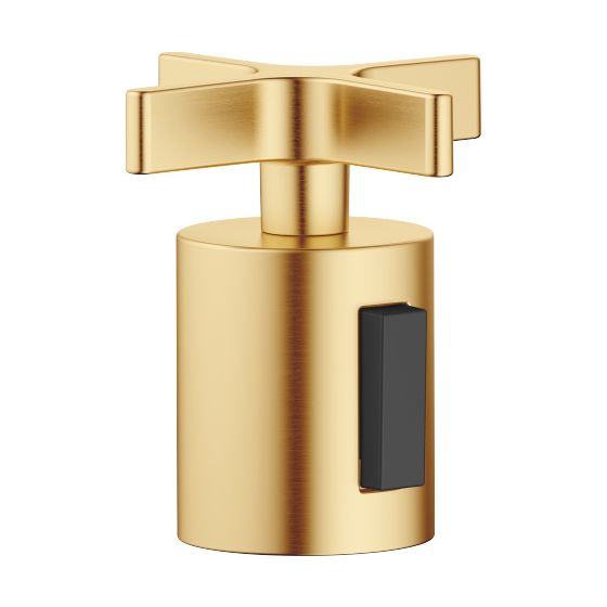 Dornbracht Mengenreguliergriff Vaia Messing gebürstet 23kt Gold, 11432809-28