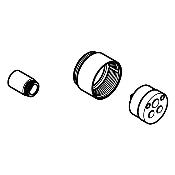 Dornbracht Verlängerung 25mm für Unterputz-Einhandbatterie Brause und Wanne 36 02X SSS-FF