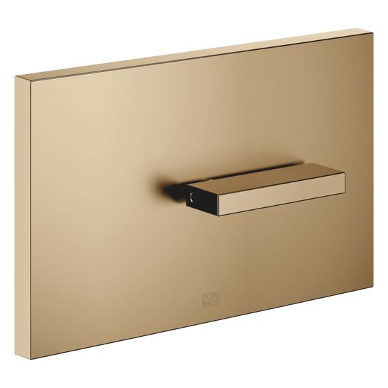 Dornbracht Abdeckplatte für Tece WC-UP-Spülkasten 150x240x15mm Zwei-Mengen-Technik, Dark Brass gebürstet, 12660979-39