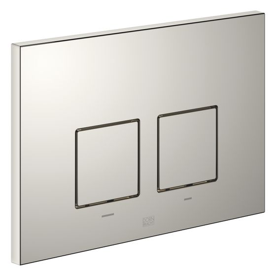 Dornbracht Betätigungsplatte eckig, für WC-Unterputz-Spülkasten Geberit, 169x246x12mm, Platin