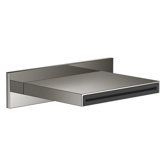 Dornbracht Schwallauslauf Water Sheet für Wandmontage Ausladung 150mm, Dark Chrome