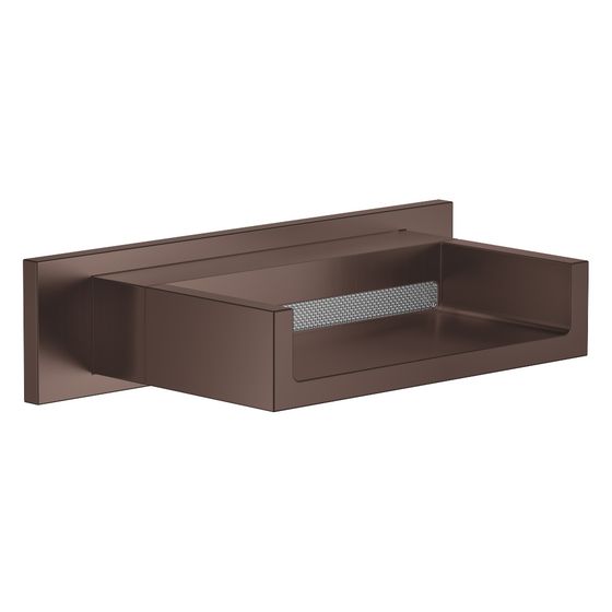 Dornbracht Schwallauslauf Water Fall für Wandmontage Ausladung 120mm, Dark Bronze gebürstet PVD