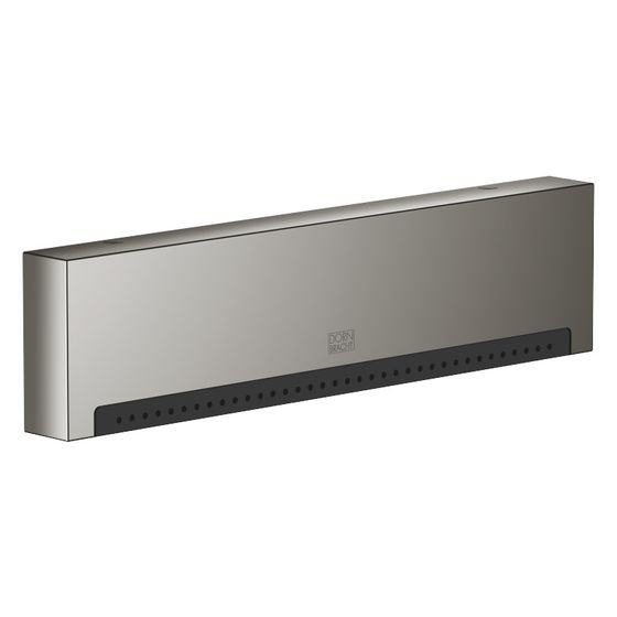 Dornbracht Schwallauslauf Water Fall mit Einzelstrahlen für Wandmontage Ausladung 22mm, Dark Chrome