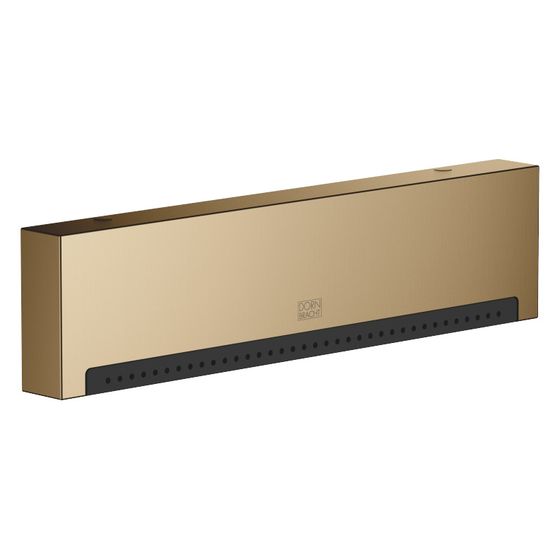 Dornbracht Schwallauslauf Water Fall mit Einzelstrahlen für Wandmontage Ausladung 22mm, Dark Brass gebürstet