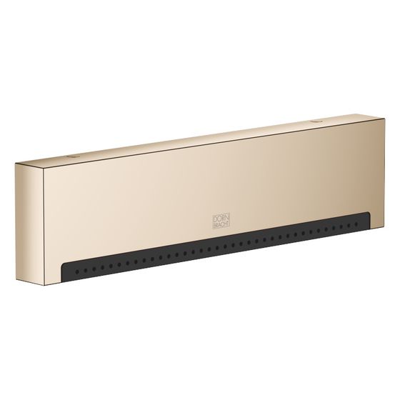 Dornbracht Schwallauslauf Water Fall mit Einzelstrahlen für Wandmontage Ausladung 22mm, Champagne 22kt Gold