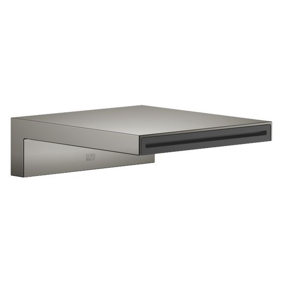 Dornbracht Wannen-Schwallauslauf Deque Wandmontage, 200mm Platte 180x60mm 26,5l/min Anschluss G 1/2