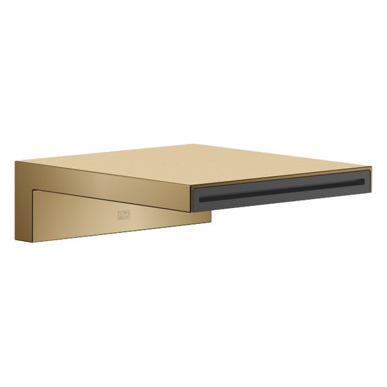 Dornbracht Wannen-Schwallauslauf Deque Wandmontage, 200mm Platte 180x60mm 26,5l/min Anschluss G 1/2
