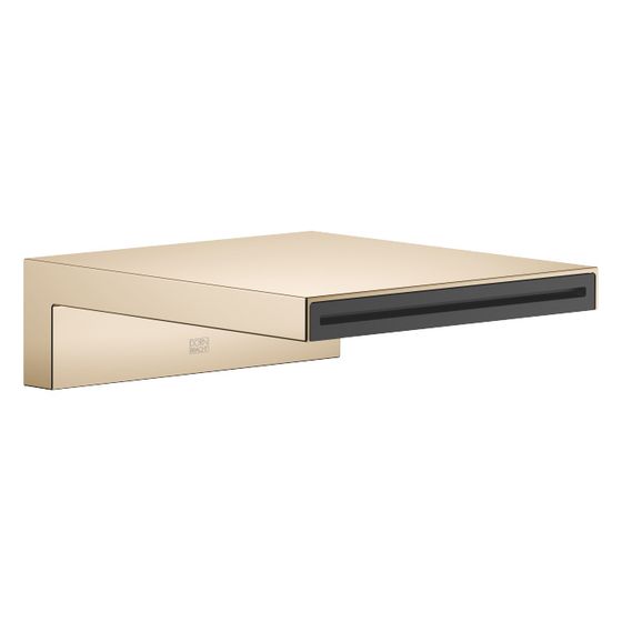 Dornbracht Wannen-Schwallauslauf Deque Wandmontage, 200mm Platte 180x60mm 26,5l/min Anschluss G 1/2